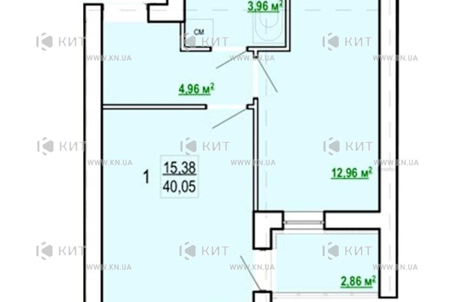Продажа квартиры Харьков, Киевская, Гидропарк, 40м²