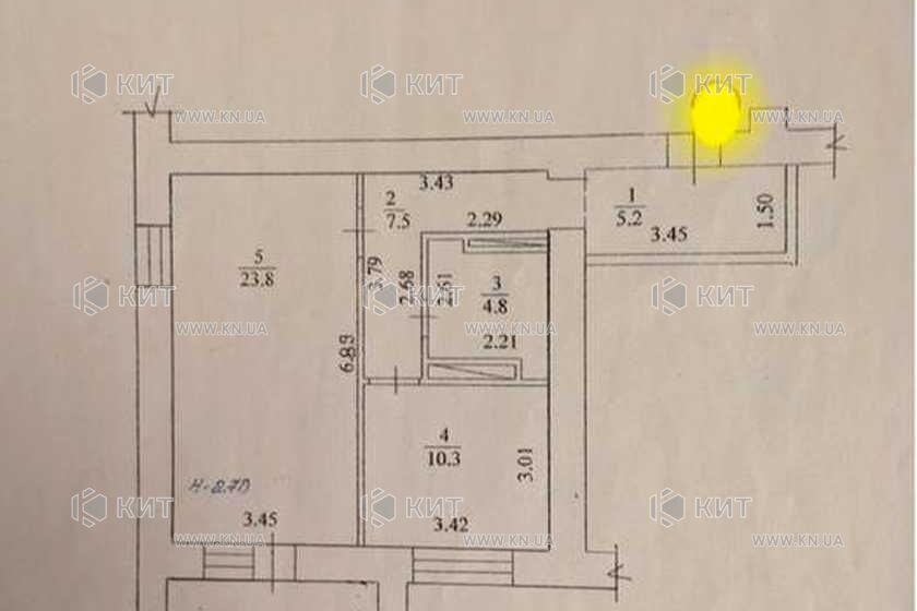 Продажа квартиры Харьков, Новые дома, 48м²