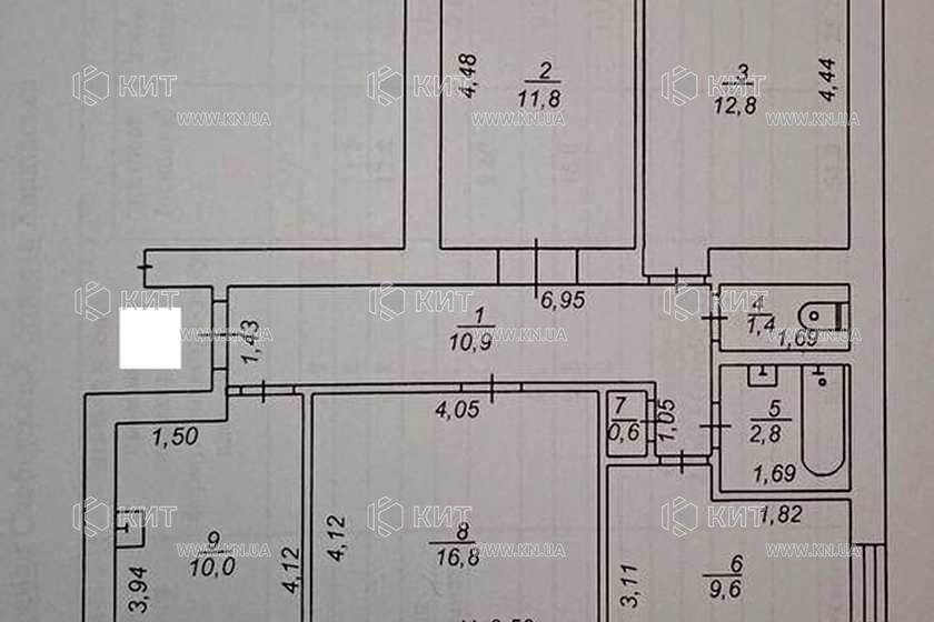 Продаж квартири Харків, Спорт.Гагар.Повст., 81м²