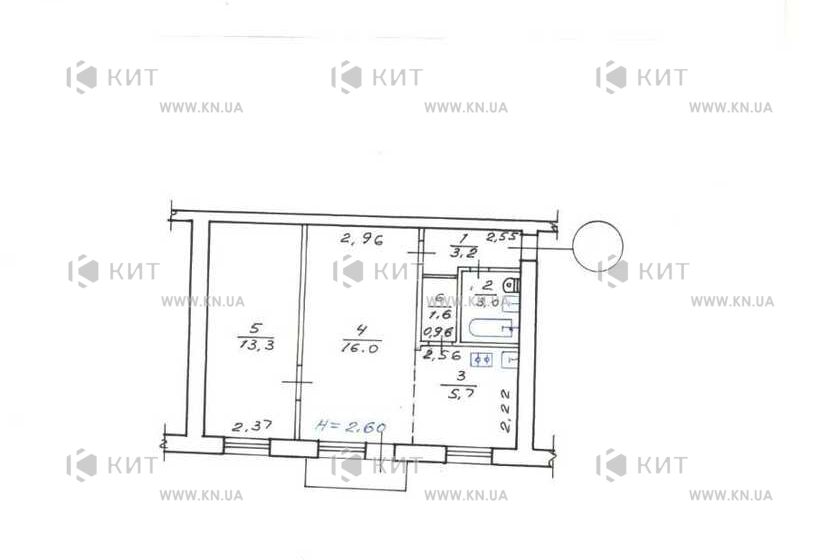 Продаж квартири Харків, Павлове Поле, 44м²