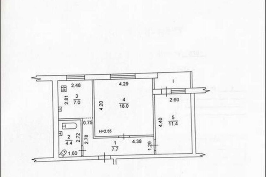 Продаж квартири Харків, Жуковського, П’ятихатки, 49.9м²