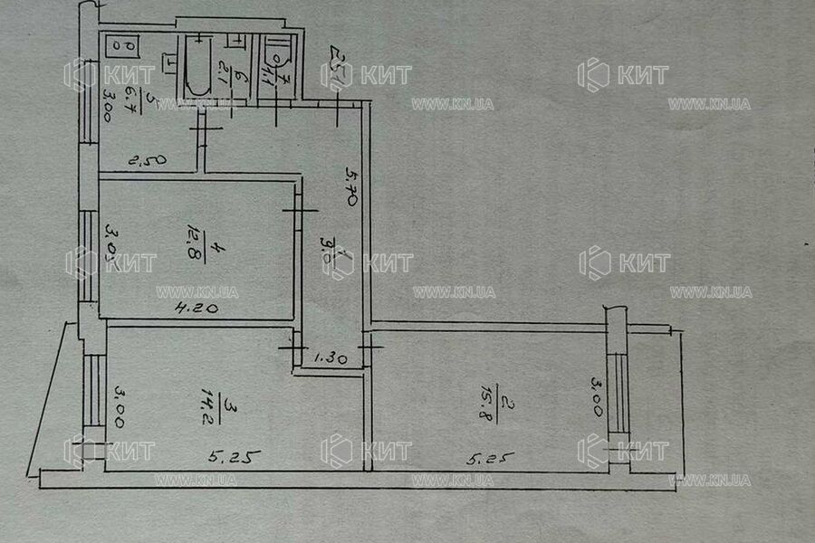 Продажа квартиры Харьков, Салтовка, 607 мрн., 66м²