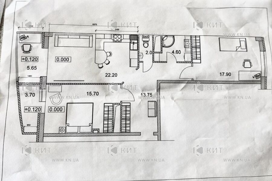Продажа квартиры Харьков, Алексеевка, 81м²