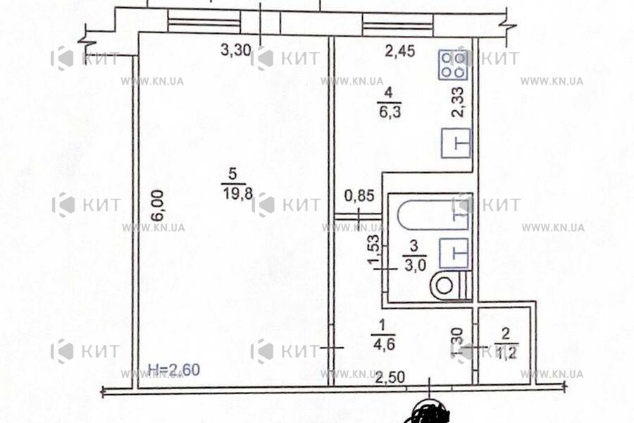 Продажа квартиры Харьков, ХТЗ, Рогань, 37м²