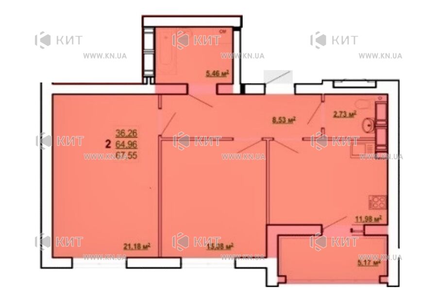 Продажа квартиры Харьков, Холодная гора, 68м²