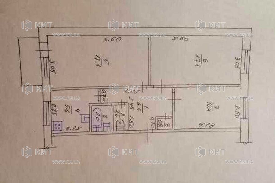 Продажа квартиры Харьков, Новые дома, 62м²