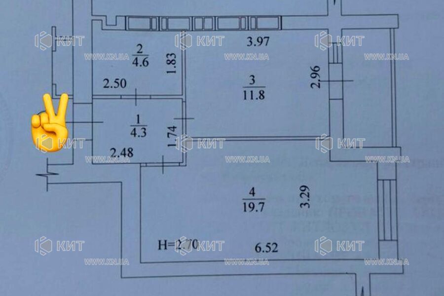 Продаж квартири Харків, ХТЗ, Рогань, 42.5м²