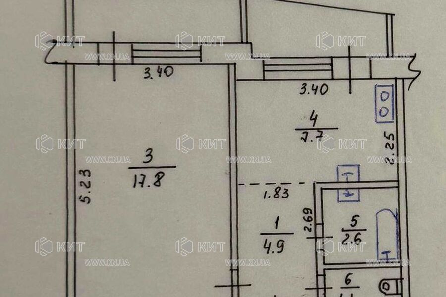 Продаж квартири Харків, Салтівка, 606А мрн., 37м²