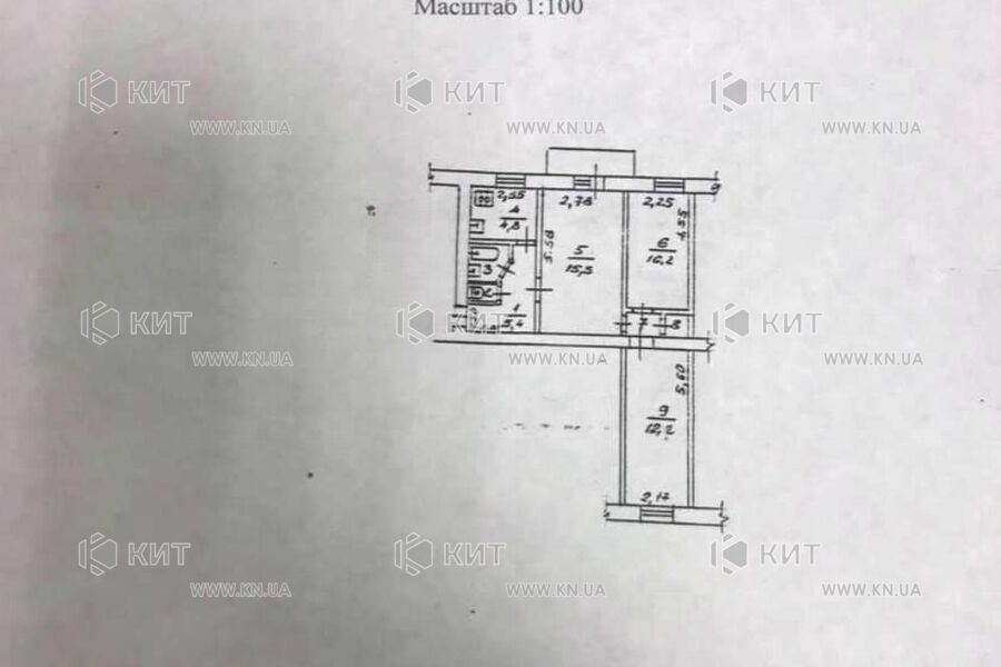 Продажа квартиры Харьков, Центр, 54м²