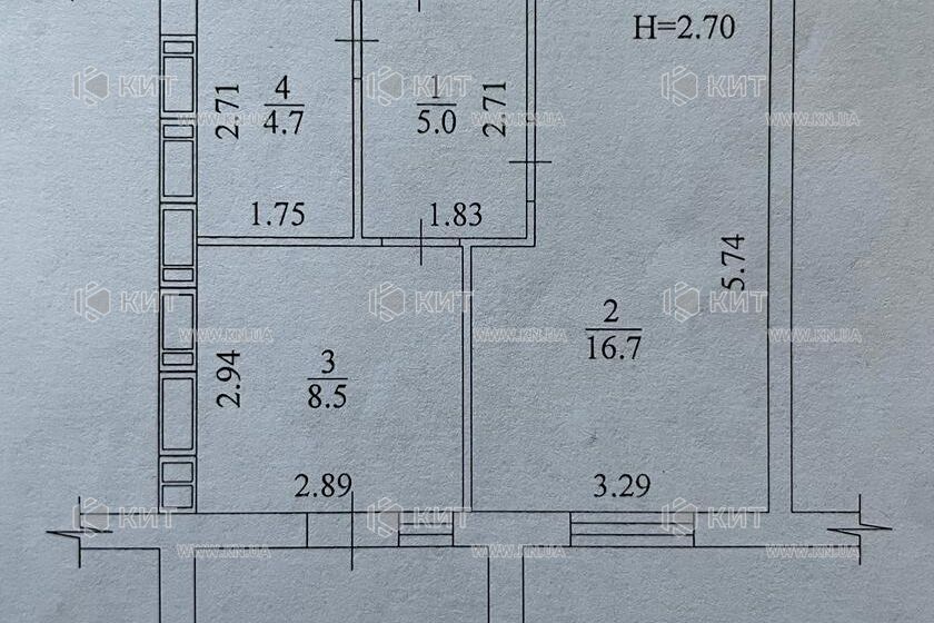 Продажа квартиры Харьков, Салтовка(Бараб.,Украина), 37м²