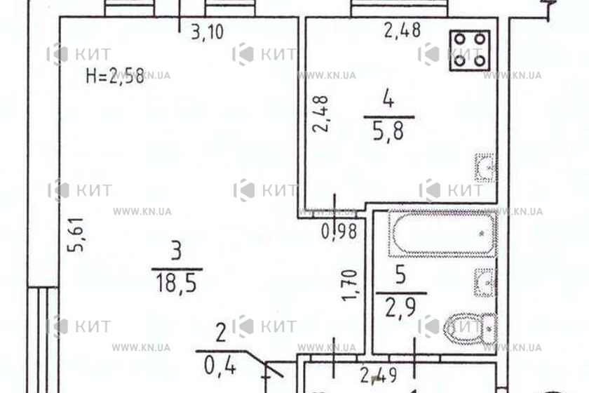 Продажа квартиры Харьков, ХТЗ, Рогань, 31м²