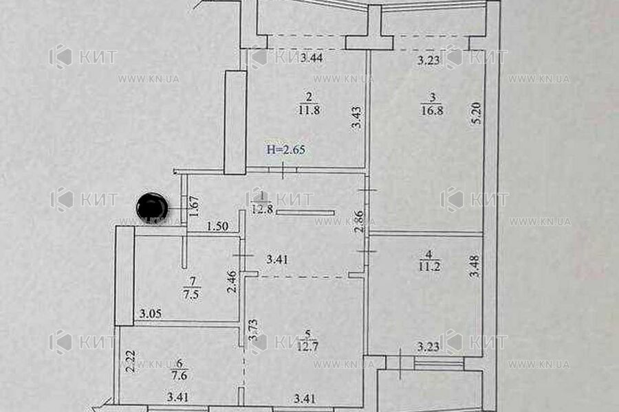 Продаж квартири Харків, Спорт.Гагар.Повст., 87м²