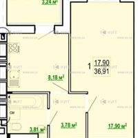 Продажа квартиры Харьков, Киевская, Гидропарк, 38м²