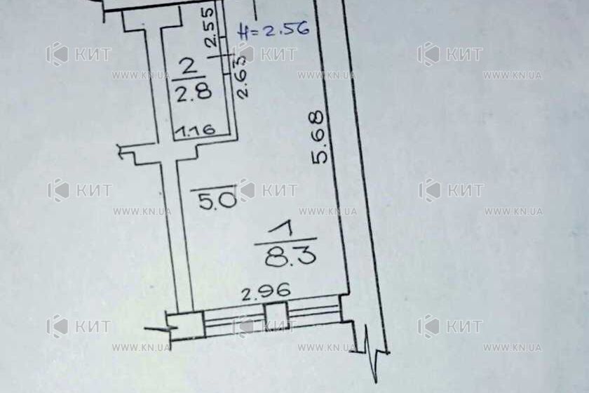 Продажа квартиры Харьков, Одесская, Основа, 18м²