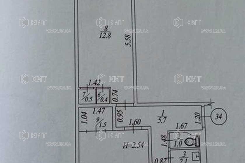 Продажа квартиры Харьков, Салтовка, 533 мрн., 44.4м²