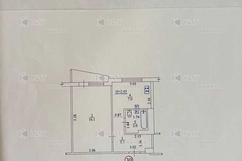 Продаж квартири Харків, Спорт.Гагар.Повст., 33м²