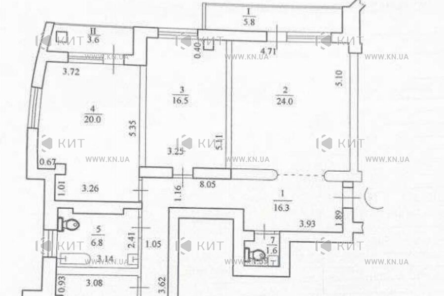Продаж квартири Харків, Спорт.Гагар.Повст., 117м²