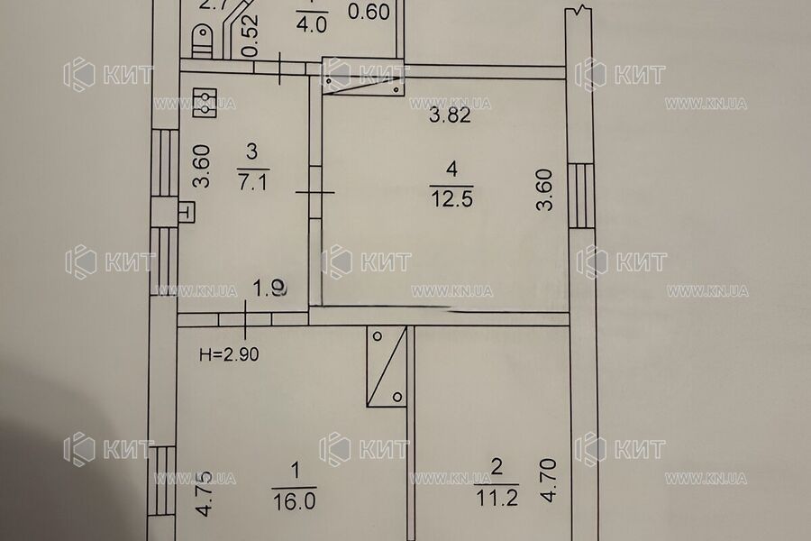 Продажа квартиры Харьков, Спортивная, Гагарина, Защитников, 76м²
