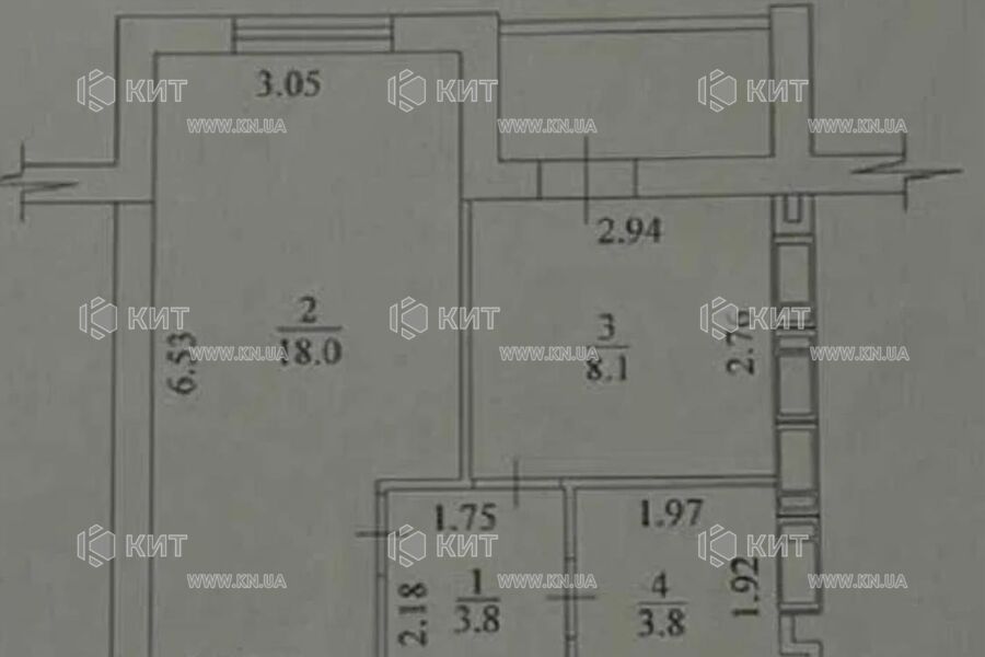 Продаж квартири Харків, Київська, Гідропарк, 38м²