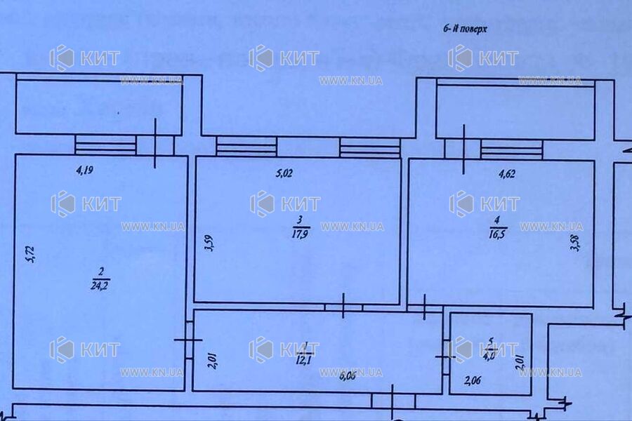 Продаж квартири Харків, Спорт.Гагар.Повст., 80м²