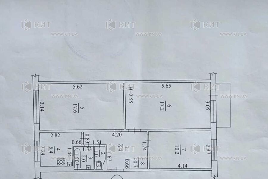 Продаж квартири Харків, Салтівка, 656 мрн., 63.2м²