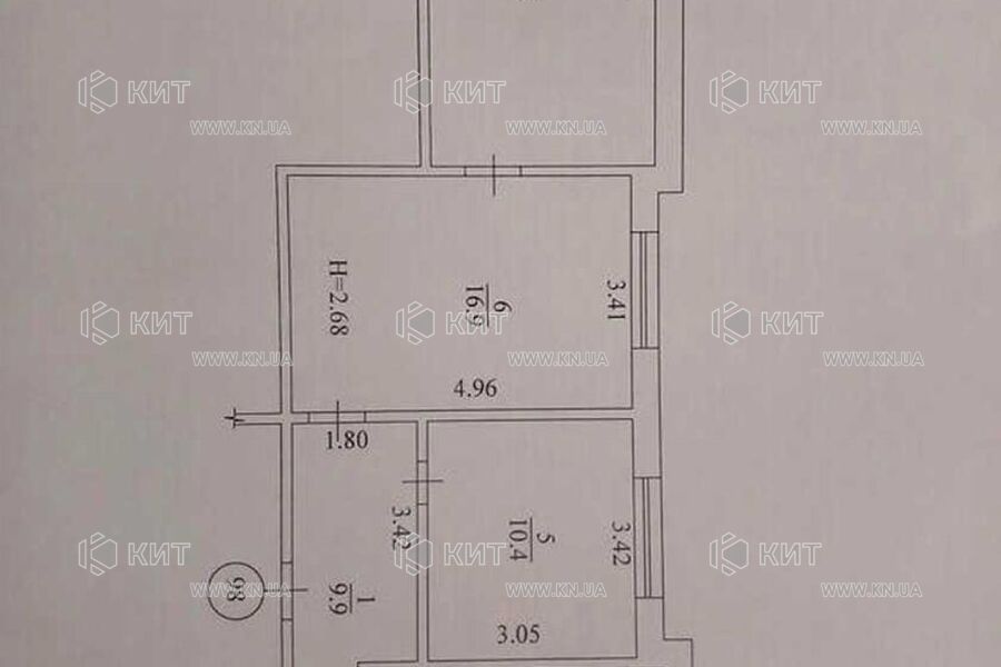 Продаж квартири Харків, ХТЗ, Рогань, 69.6м²
