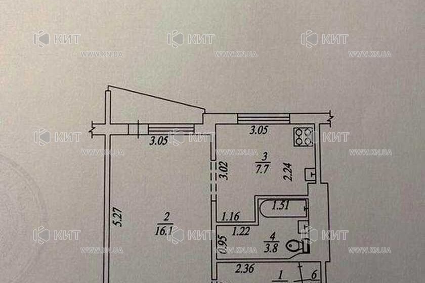 Продаж квартири Харків, Спорт.Гагар.Повст., 32.4м²