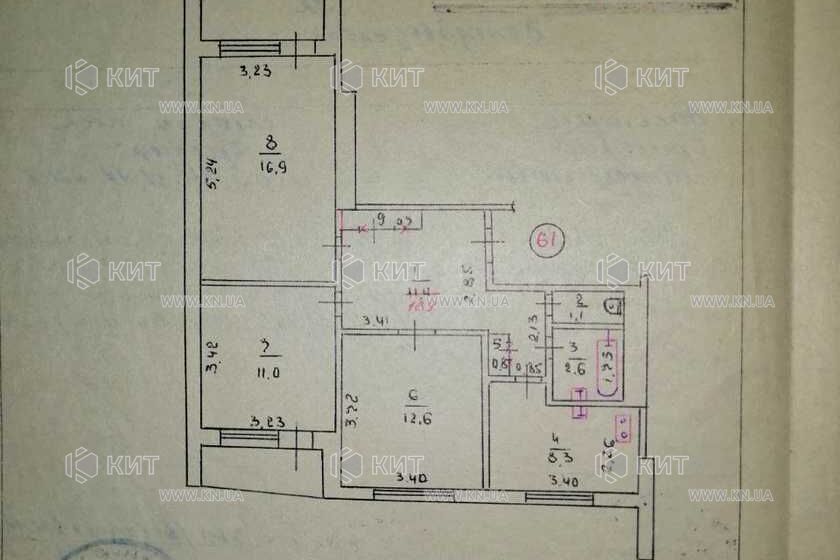 Продажа квартиры Харьков, Салтовка, 626 мрн., 69.9м²