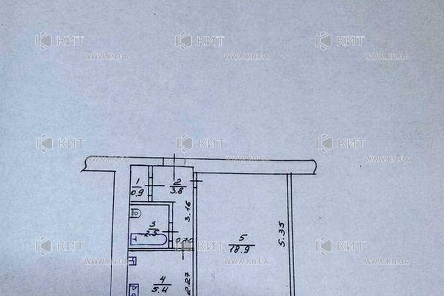 Продаж квартири Харків, Малишева, 32.6м²