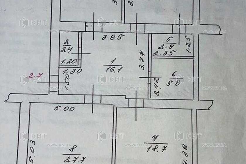 Продаж квартири Харків, Павлове Поле, 103м²