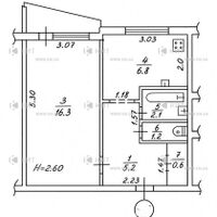 Продажа квартиры Харьков, ХТЗ, Рогань, 32м²