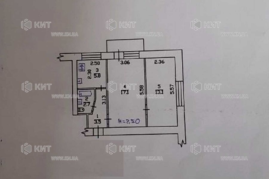 Продажа квартиры Харьков, Павлово Поле, 43м²