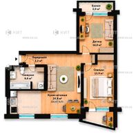 Продаж квартири Харків, Олексіївка, 65м²
