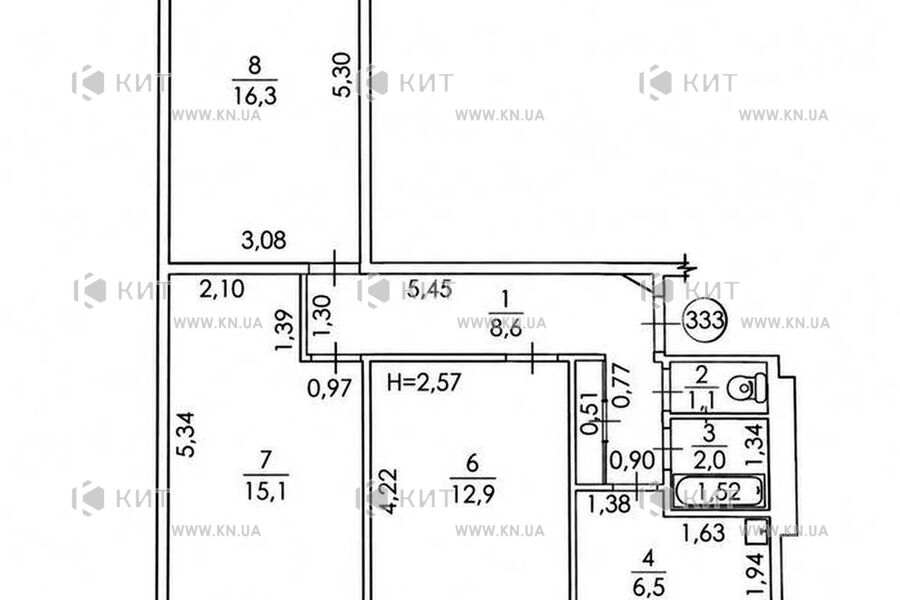 Продажа квартиры Харьков, Алексеевка, 65м²