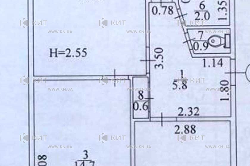 Продаж квартири Харків, ХТЗ, Рогань, 61м²
