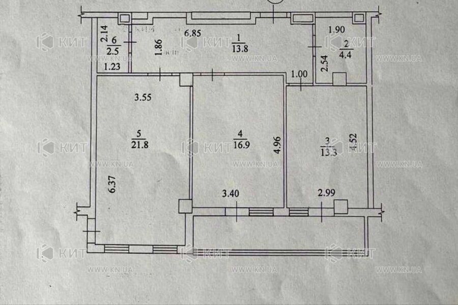 Продаж квартири Харків, Клочківська, 80.3м²