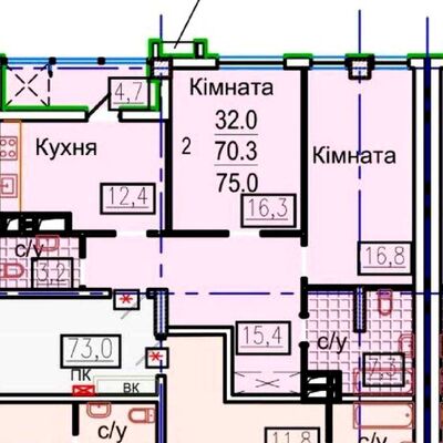Продажа 	 Харків, Авіаційна Авіаційна вул.   32