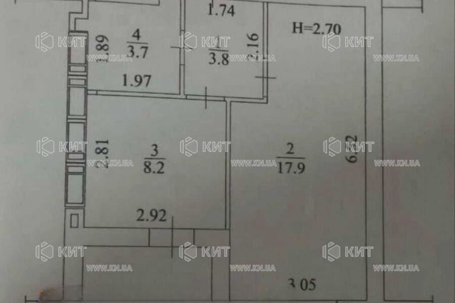 Продаж квартири Харків, Київська, Гідропарк, 37м²