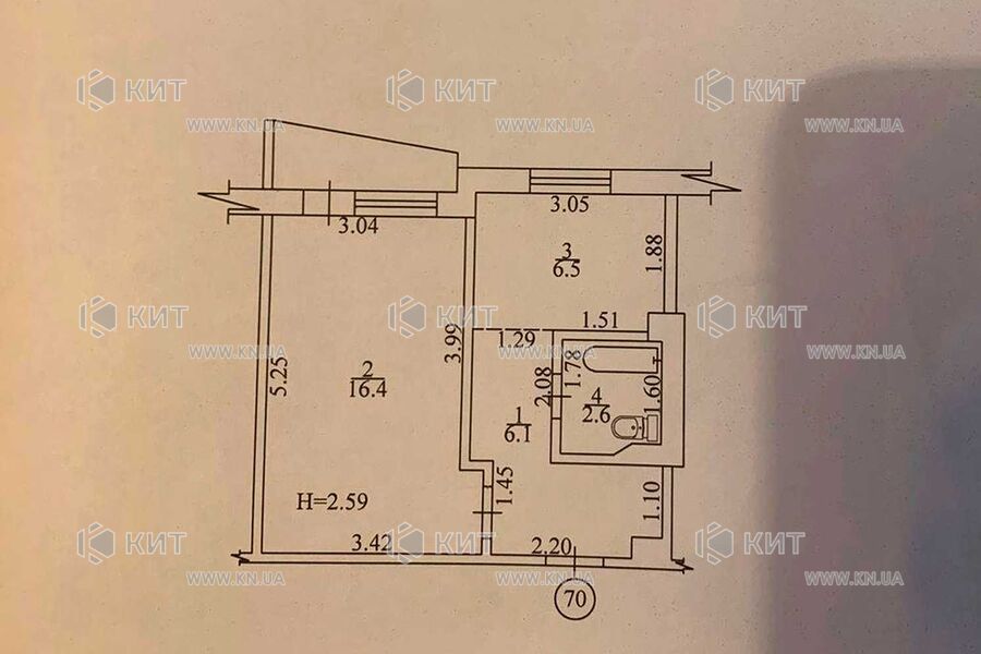 Продаж квартири Харків, ХТЗ, Рогань, 33м²