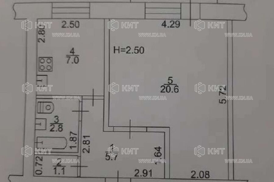 Продажа квартиры Харьков, Завод Шевченко, 40м²