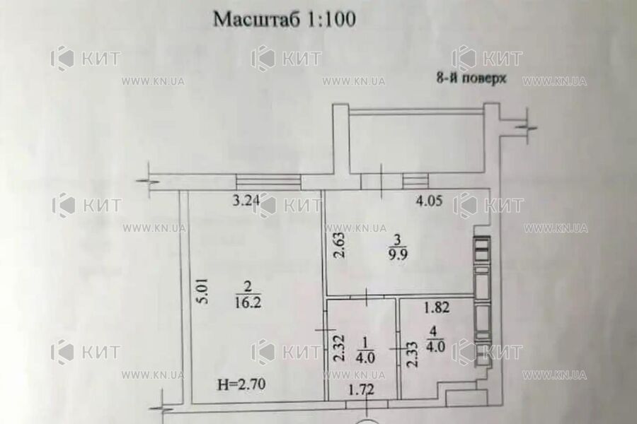 Продаж квартири Харків, ХТЗ, Рогань, 36м²