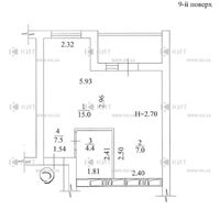Продаж квартири Харків, Салтівка(Бараб.,Україна), 35м²