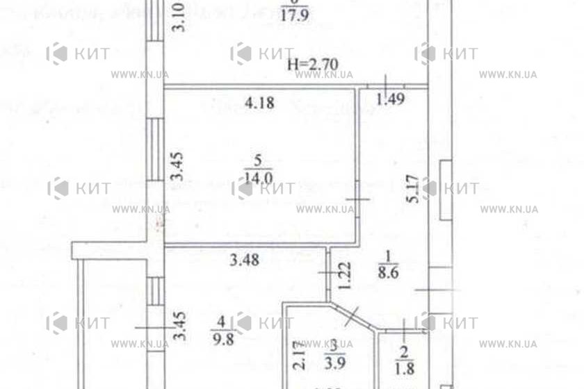 Продаж квартири Харків, Нові Дома, 58м²