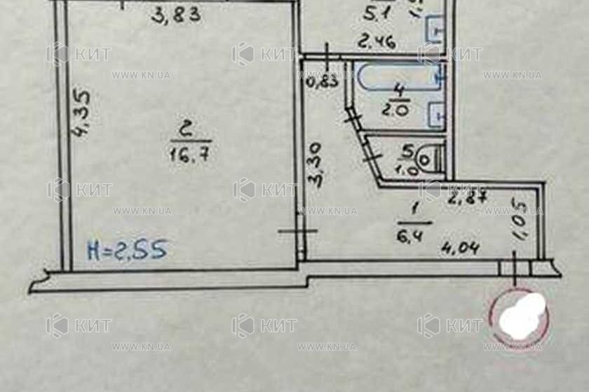 Продаж квартири Харків, Павлове Поле, 33м²