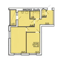Продажа квартиры Харьков, Гагарина, 65м²