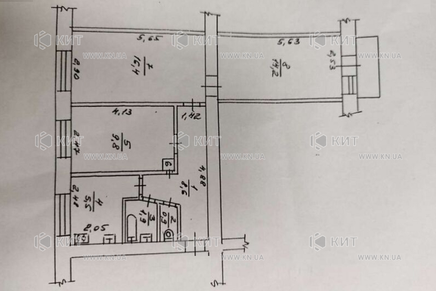 Продажа квартиры Харьков, Гагарина, 59м²