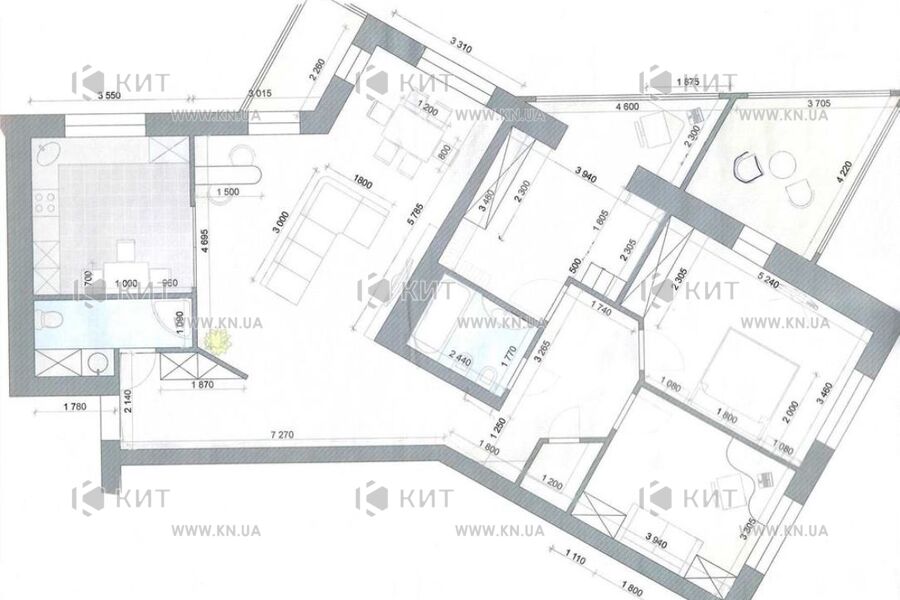 Продажа квартиры Харьков, Алексеевка, 140м²