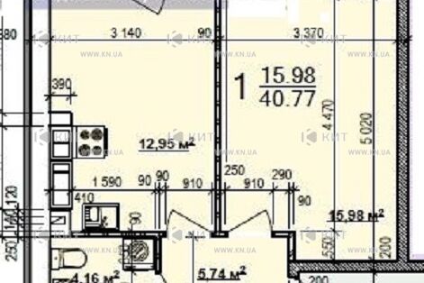 Продаж квартири Харків, ХТЗ, Рогань, 40.77м²