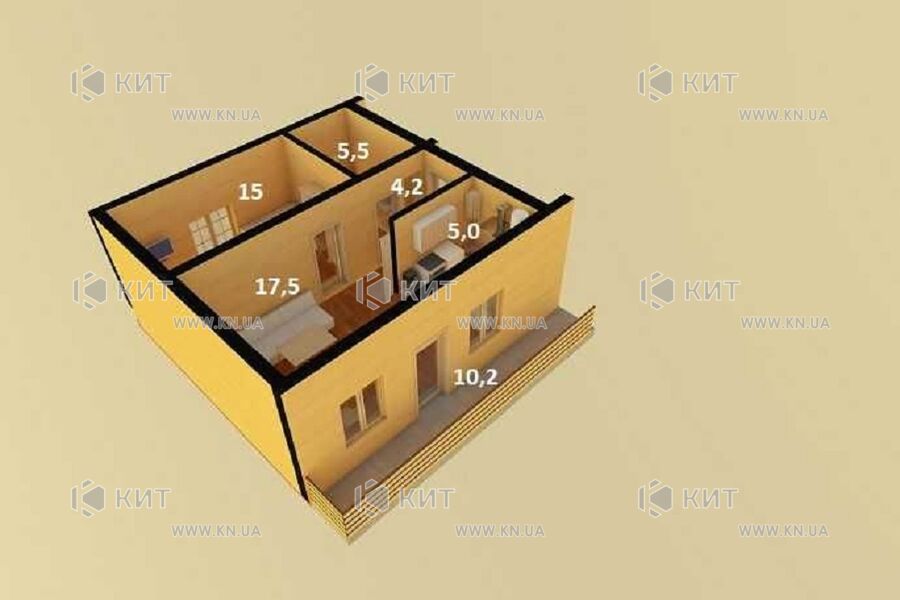 Продажа квартиры Харьков, Киевская, Гидропарк, 50м²