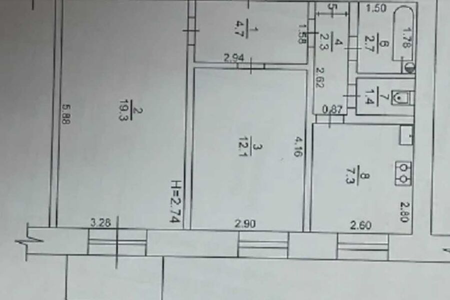 Продажа квартиры Харьков, Центр, 51м²